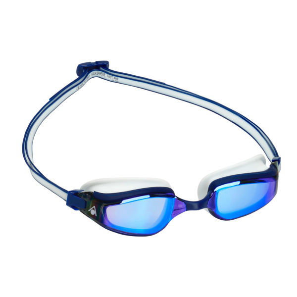 Очки для плавания Fastlane линзы Titanium (зеркальные линзы; navy/red)
